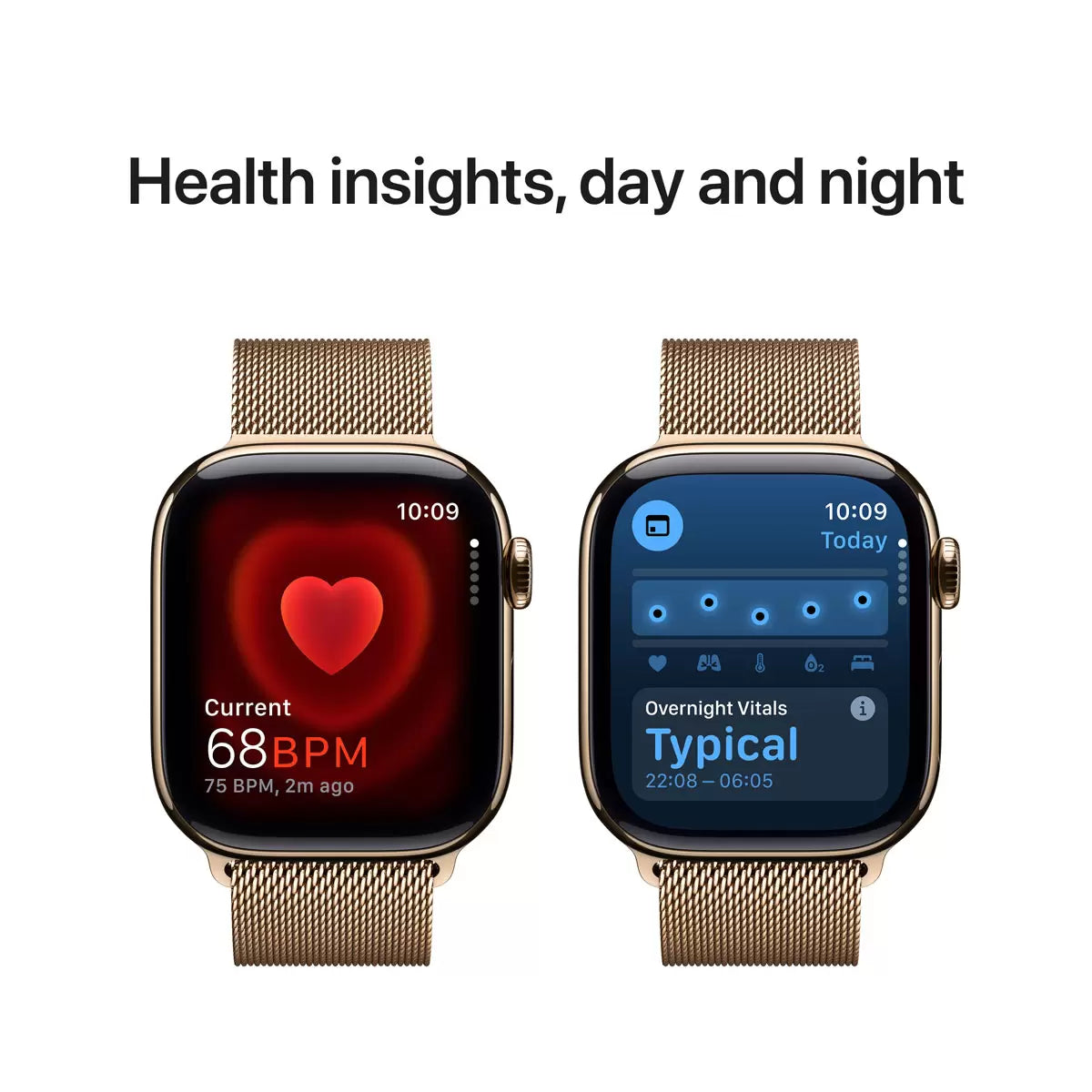 Apple Watch Series 10 GPS + Cellular, 42mm Titanium Case with Milanese Loop
