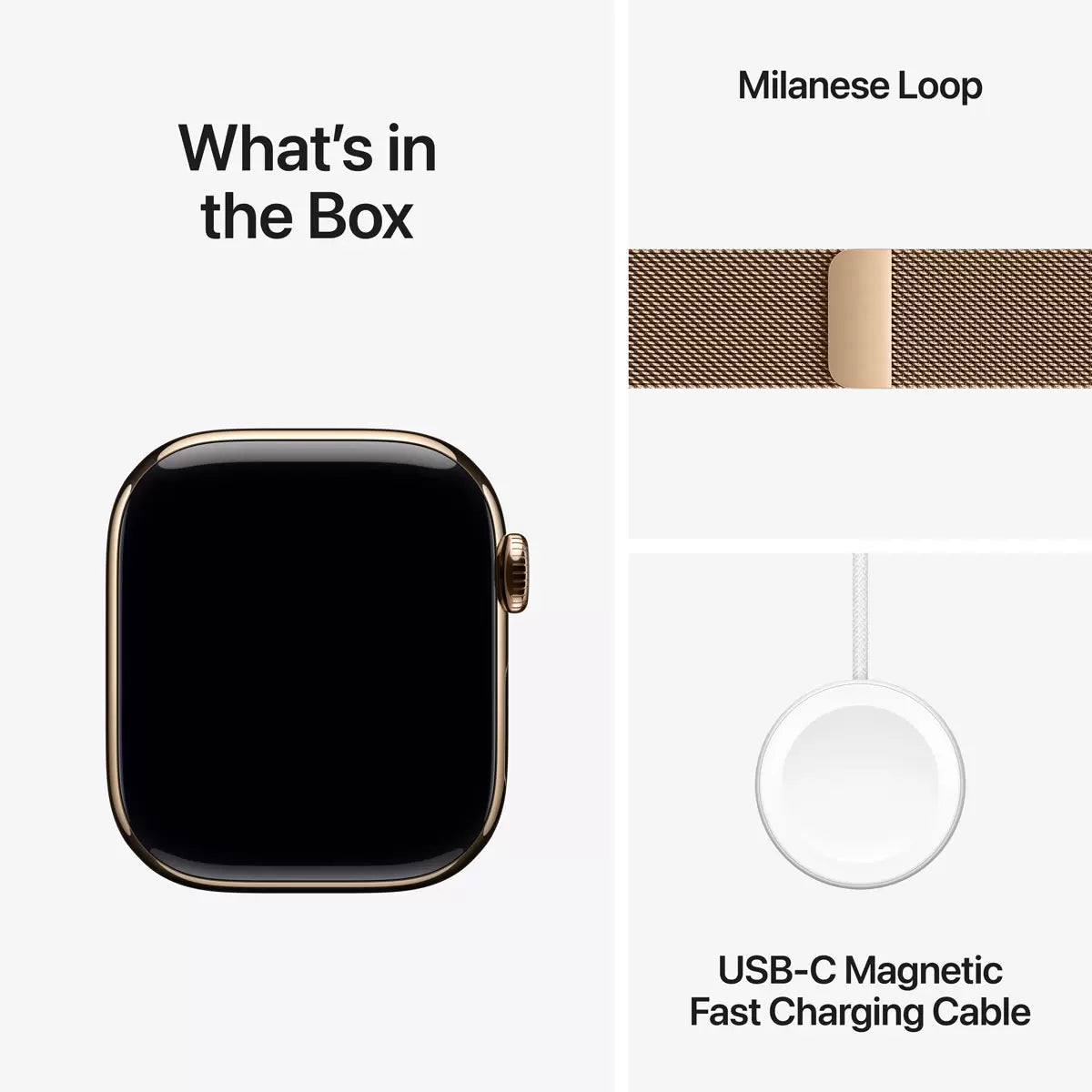 Apple Watch Series 10 GPS + Cellular, 42mm Titanium Case with Milanese Loop