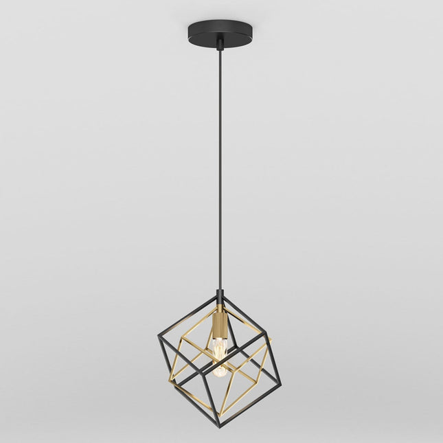 Artika Imperium 1-Pendant Light Fixture in Black & Gold – view 2