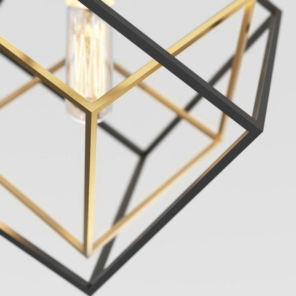Artika Imperium 1-Pendant Light Fixture in Black & Gold – view 4