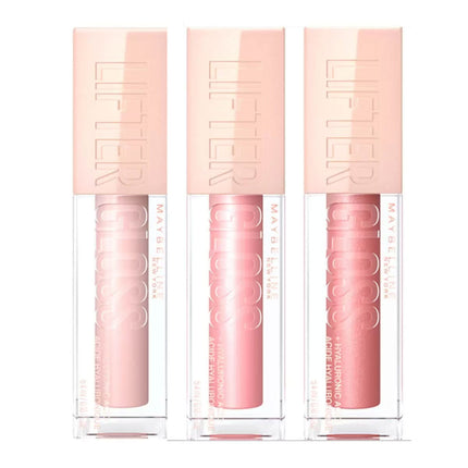 Maybelline New York 3 Pack Lifter Gloss, Ice, Moon & Petal