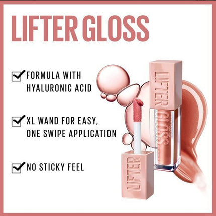 Maybelline New York 3 Pack Lifter Gloss, Ice, Moon & Petal – view 8