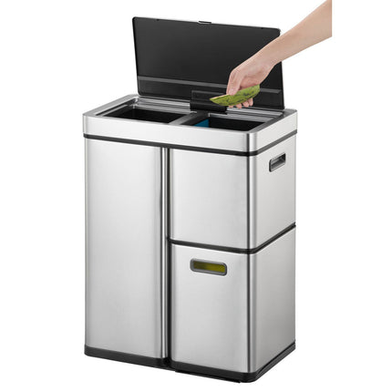 EKO Mirage Plus Recycling Bin 30+15+15L Sensor Recycling Bin – view 4
