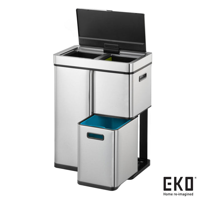 EKO Mirage Plus Recycling Bin 30+15+15L Sensor Recycling Bin