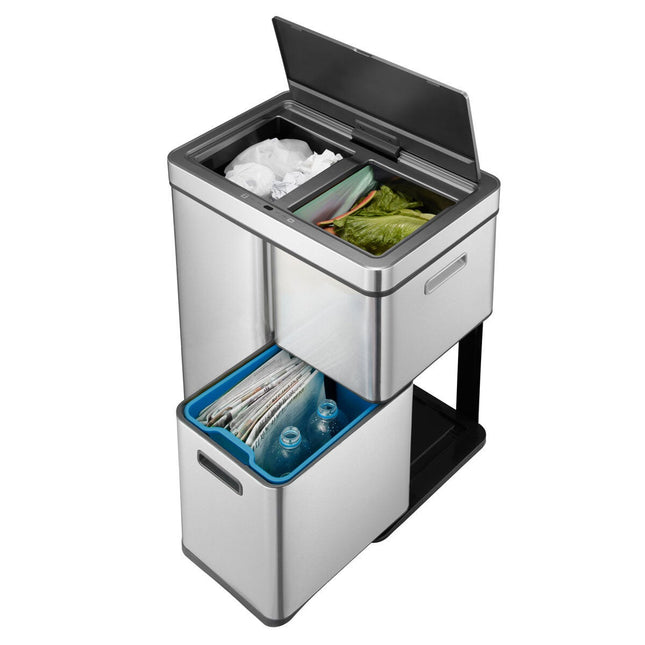 EKO Mirage Plus Recycling Bin 30+15+15L Sensor Recycling Bin – view 2