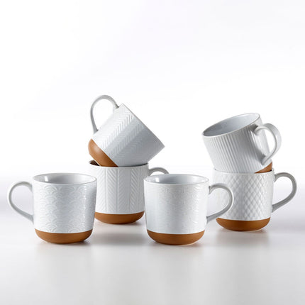 Mesa Ceramic Mug Set, 350ml, 6 Pack – view 2