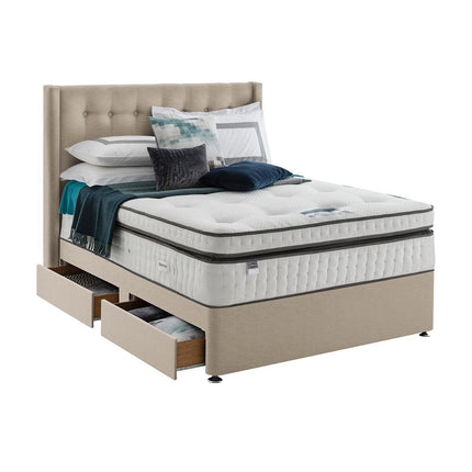 Silentnight Geltex Ultraflex 3000 Mattress & Divan in Sandstone, 2 Firmness Ratings in 4 Sizes – view 4