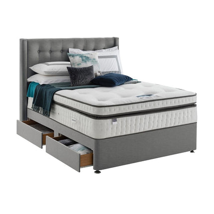 Silentnight Geltex Ultraflex 3000 Mattress & Divan in Slate Grey, 2 Firmness Ratings in 4 Sizes – view 4