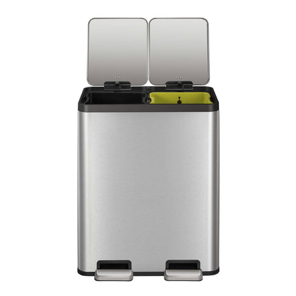 EKO Ecocasa 60L Recycling Bin in Stainless Steel – view 3