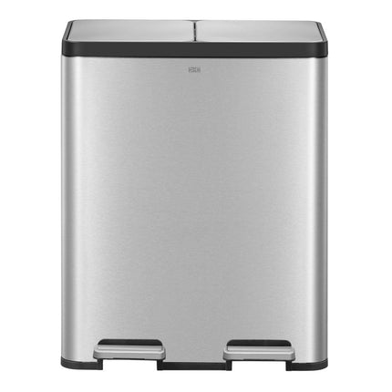 EKO Ecocasa 60L Recycling Bin in Stainless Steel – view 4