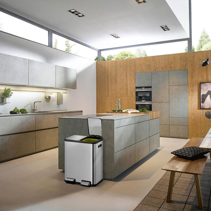 EKO Ecocasa 60L Recycling Bin in Stainless Steel – view 6