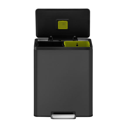 EKO Ecocasa II 60L Recycling Bin in Matte Black – view 3