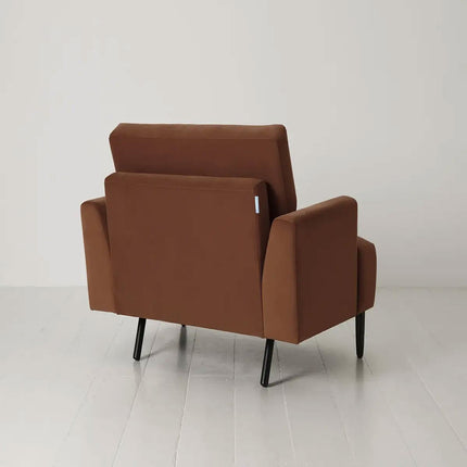 Swyft Model 05 Brown Velvet Loveseat – view 5