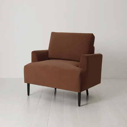 Swyft Model 05 Brown Velvet Loveseat – view 4