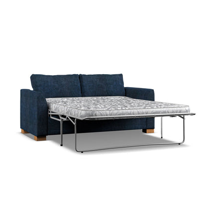 Devon Navy Fabric Sofa Bed – view 8