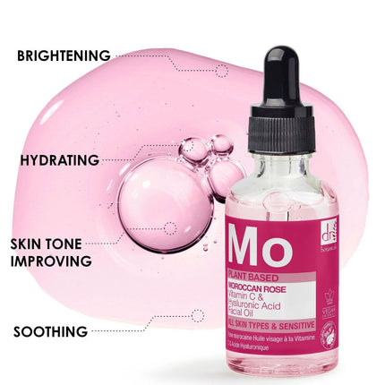 Dr Botanicals Moroccan Rose Superfood Facial Oil, 2 x 30ml – view 4