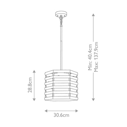 Elstead Shoal 1 Light Pendant – view 7