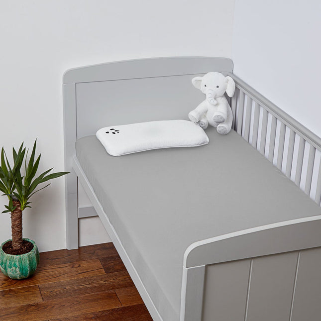 Panda 100% Bamboo Cot Bed Fitted Sheets, 2 Pack in 3 Colours – view 2