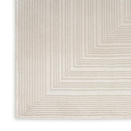 Calvin Klein CK024 Irradiant Ivory Rug, in 2 Sizes – view 4