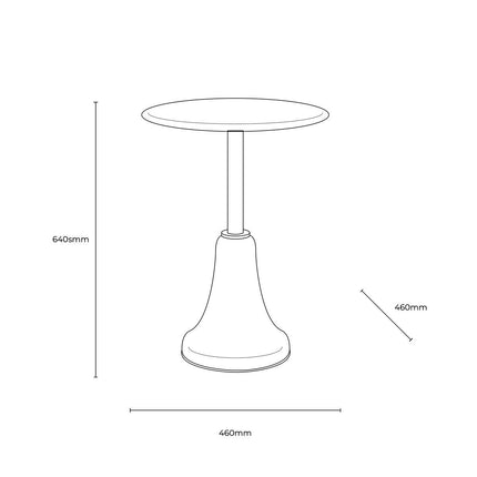 Gallery Bilbao Green Side Table – view 2