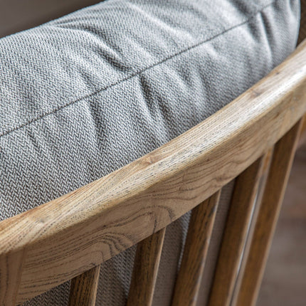 Gallery Reliant Natural Linen Armchair – view 3