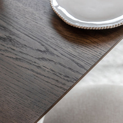 Gallery Hatfield Smoked Square Dining Table, Seats 4 – view 3