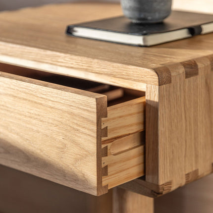 Gallery Craft Oak Nightstand – view 3