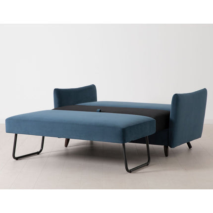 Swyft Model 08 Blue Velvet Double Sofa Bed – view 4