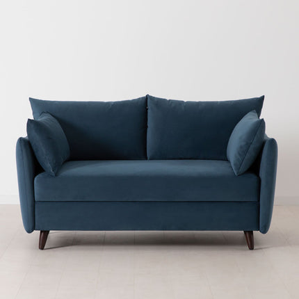 Swyft Model 08 Blue Velvet Double Sofa Bed – view 7