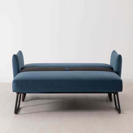 Swyft Model 08 Blue Velvet Double Sofa Bed – view 5