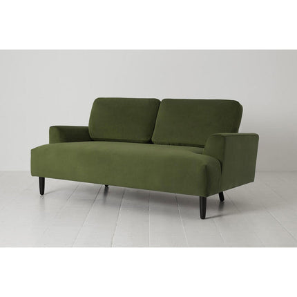 Swyft Model 05 Green Velvet 2 Seater Sofa – view 4