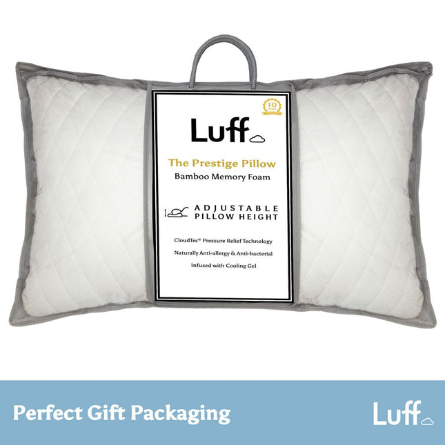 Luff Height Adjustable Prestige Bamboo Pillow – view 2
