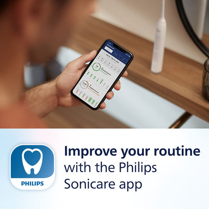 Philips Sonicare 6500 Series Electric Toothbrush, Dual Pack in Black & White, HX7419/01 – view 5