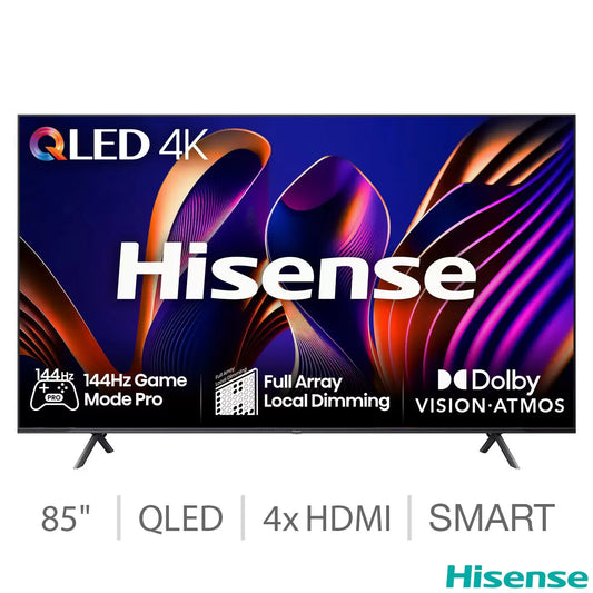 Hisense 85E77NQTUK PRO 85 Inch 4K QLED Freely Smart TV