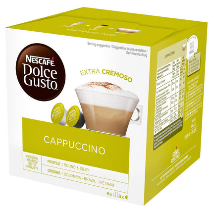 Nescafé Dolce Gusto Cappuccino Coffee Pods, 24 Servings – view 2