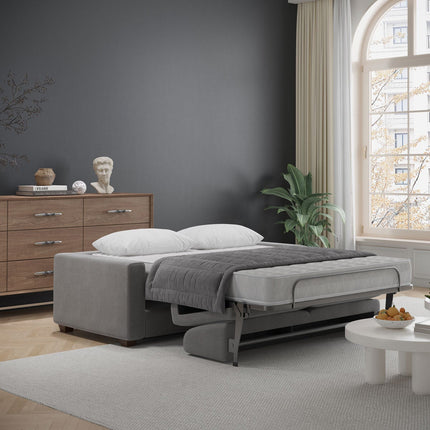 Lucas Dark Grey Fabric Sofa Bed – view 3