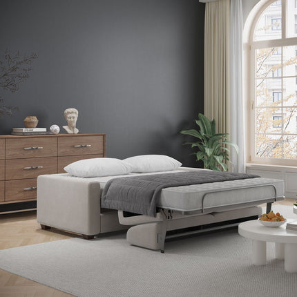 Lucas Beige Fabric Sofa Bed – view 3