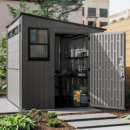 Suncast 8ft 3" x 7ft 4" (2.5 x 2.2m) Cabana Bar Shed – view 3