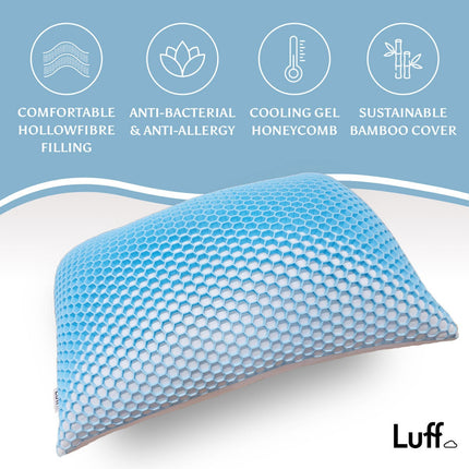 Luff Bamboo Honeycomb Pillow – view 4