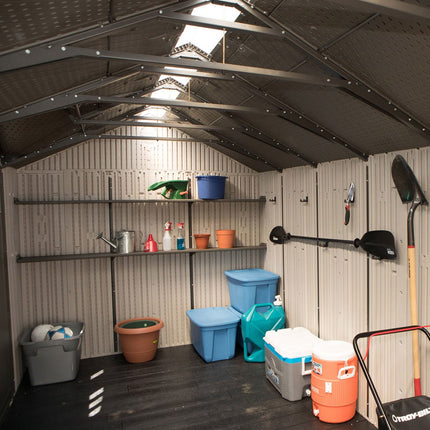 Lifetime 17.5ft x 8ft (5.3 x 2.4m) Dual Entry Outdoor Storage Shed - Model 60213 – view 5