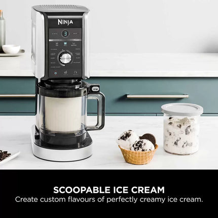 Ninja CREAMi Deluxe 10-in-1 Ice Cream Maker, NC501UK