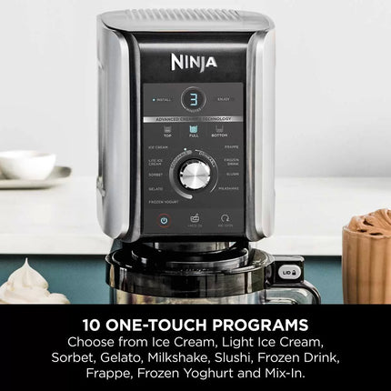Ninja CREAMi Deluxe 10-in-1 Ice Cream Maker, NC501UK