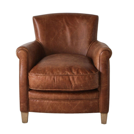 Gallery Mr. Paddington Vintage Brown Leather Armchair – view 7