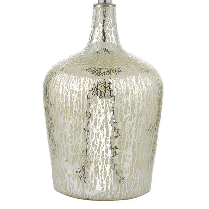 Lolek Silver Glass Dual Light Table Lamp – view 4