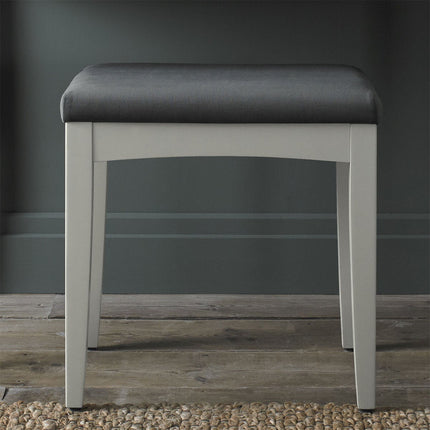 Bentley Designs Whitby Scandi Oak & Soft Grey Dressing Table & Stool – view 4