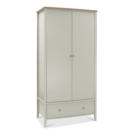 Bentley Designs Whitby Scandi Oak & Soft Grey Double Wardrobe – view 4