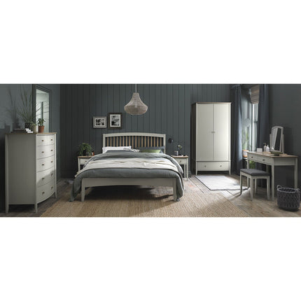 Bentley Designs Whitby Scandi Oak & Soft Grey Bed Frame in 2 Sizes – view 5