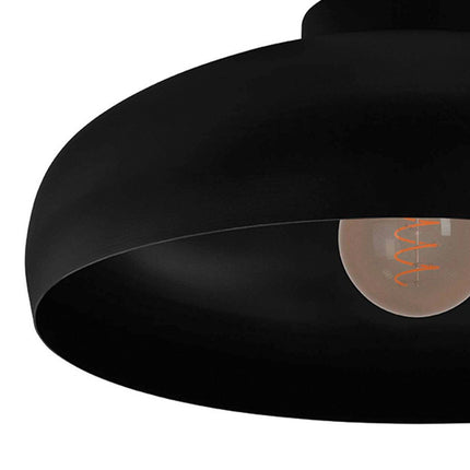 Eglo Mogano Ceiling Light in Black 16" (40cm) – view 4