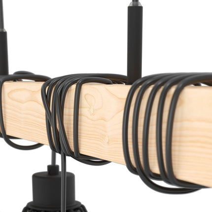 Eglo Townshend 4 Light Geometric Pendant – view 4