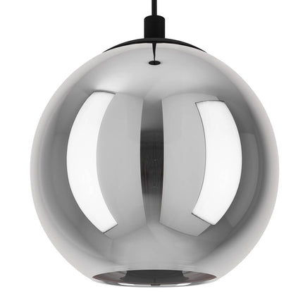 Eglo Ariscani 3 Smoked Glass Ball Light Pendant – view 4